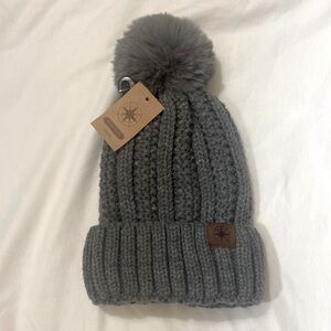 Nwt LDS POM BEANIE HAT